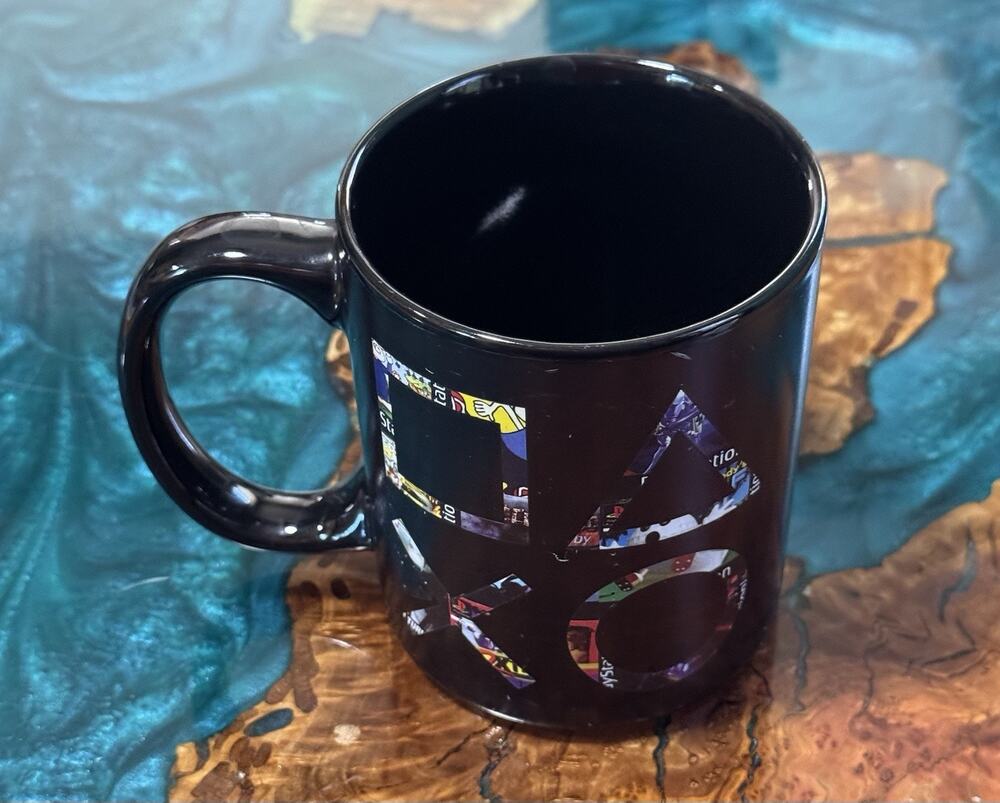 Paladone Coffee Mug-Sony Playstation-Button Design Logo-12 Oz